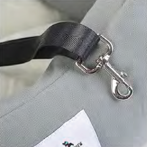 Dog seat attachment strap Dog seat attachment strap